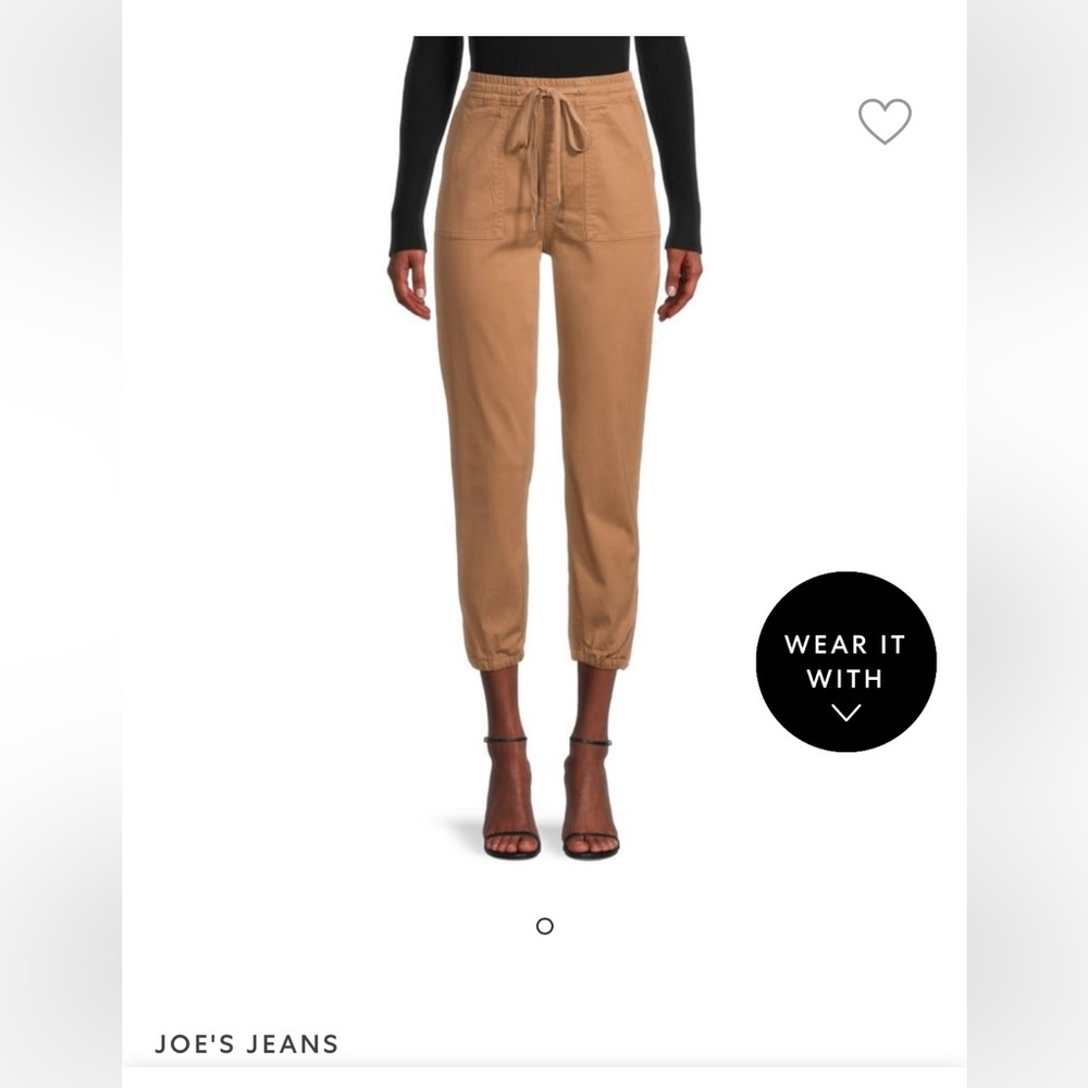 Sienna Coated Denim Jogger Pants